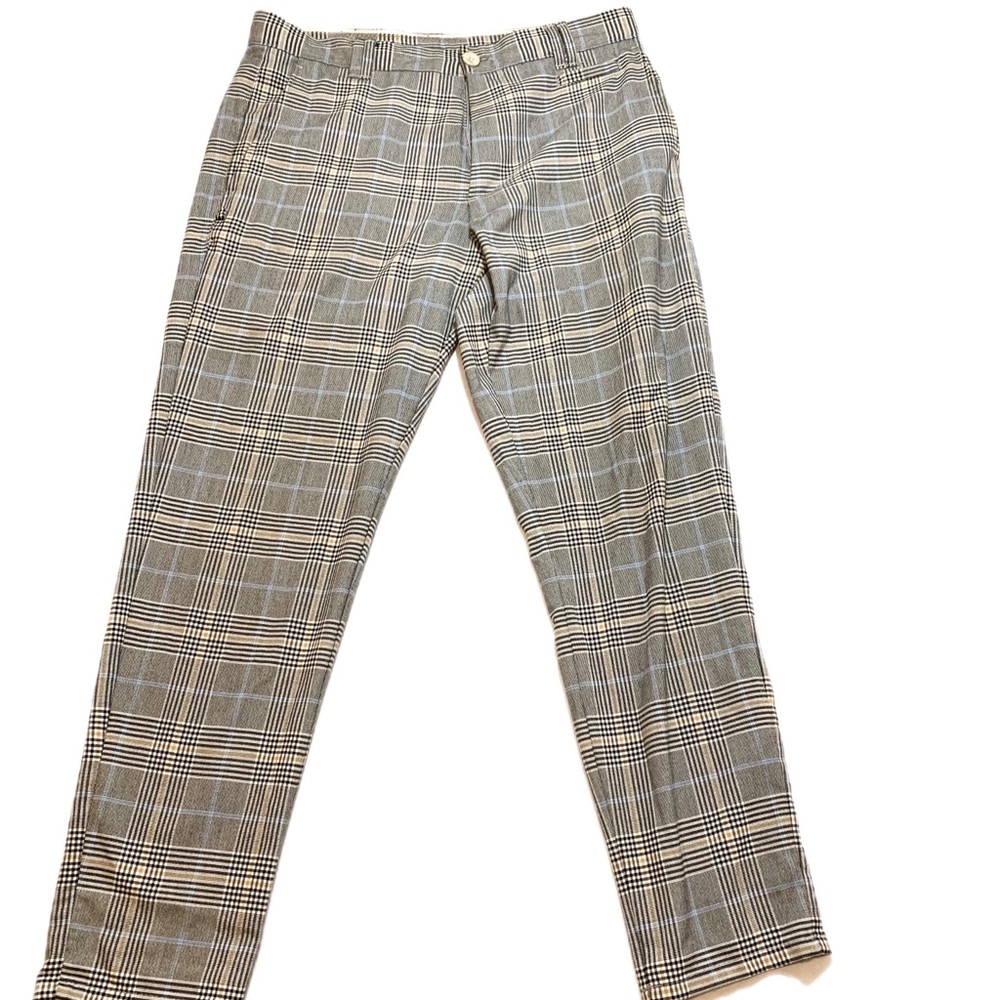 Zara Mens plaid slacks